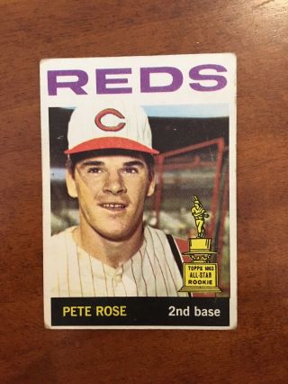 1964 Topps 125 Second Year All Star Rookie Pete Rose Cincinnati Reds