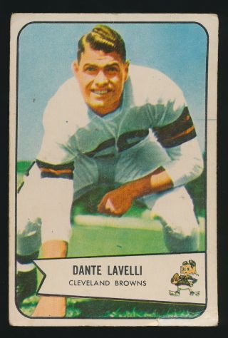 1954 Bowman Football - 111 Dante Lavelli (cleveland Browns) Hof