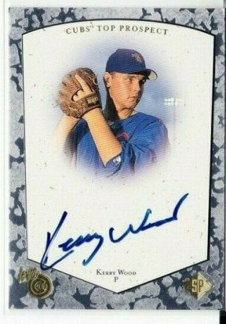 1997 Upper Deck Sp Kerry Wood Rookie Auto Chicago Cubs Ms