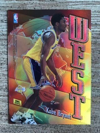 Michael Jordan Kobe Bryant 1997 - 98 Topps East West Refractor EW5 3