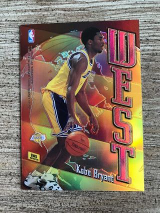 Michael Jordan Kobe Bryant 1997 - 98 Topps East West Refractor EW5 4