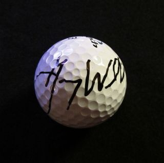 Gary Woodland Autographed Hand Signed Intech Golf Ball W/coa & Ball Cube