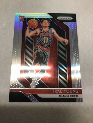 2018 Panini Prizm Trae Young Silver Prizm Rookie Rc
