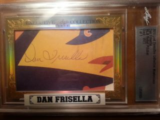 2015 Leaf Executive Dan Frisella Cut Auto 1/1 Psa Dna Jsa Died At Age 30 Mets