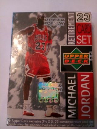 Michael Jordan 1999 Upper Deck Retirement Card Set In Factory Box