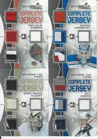 2012 - 13 In The Game Between The Pipes Malcom Subban Complete Jersey
