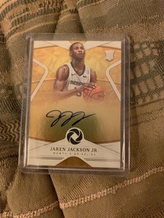 2018 - 19 Panini Opulence Basketball Jaren Jackson Jr Rookie Auto Beauty /79