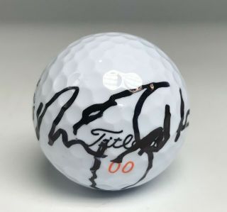 Nick Faldo Signed Masters Golf Ball Autographed Auto Beckett Bas