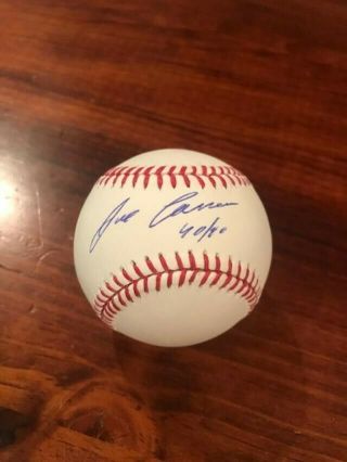 Jose Canseco Signed Baseball Bold Autograph 40/40 Oml Baseball Jsa T70331