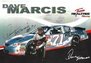 Dave Marcis Hand Signed Autographed Driver 