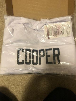 Amari Cooper Signed Auto Oakland Raiders White Color Rush Jersey Jsa Autographed