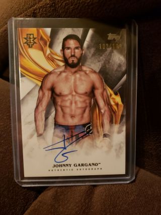 2019 Topps Wwe Undisputed Johnny Gargano Nxt On Card Gold Auto/199