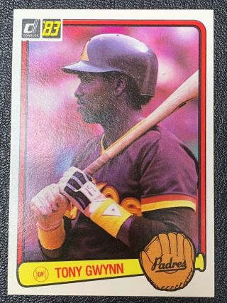 1983 Donruss Tony Gwynn 598 San Diego Padres Rc