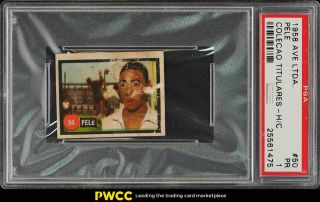 1958 Ave Colecao Titulares Soccer Pele Rookie Rc 50 Psa 1 Pr (pwcc)