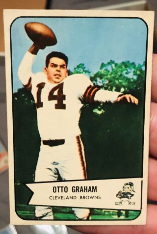 1954 Bowman Football 40 Otto Graham Cleveland Browns Card