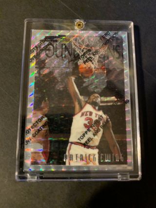 1996 - 97 Patrick Ewing Topps Finest Silver Refractor,  Uncommon,  254