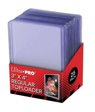 25ct Pack Of Ultra Pro 3 " X 4 " Top Loaders
