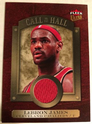 2007 - 08 Fleer Ultra Lebron James Call To The Hall Insert