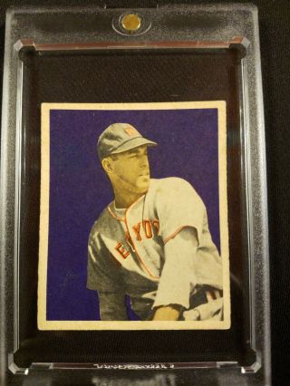 1949 Bowman Vic Raschi York Yankees Ny 35 Mlb Baseball