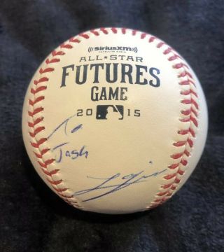 Lucas Giolito Signed 2015 Futures Game Baseball Mlb Autographed Auto To Josh