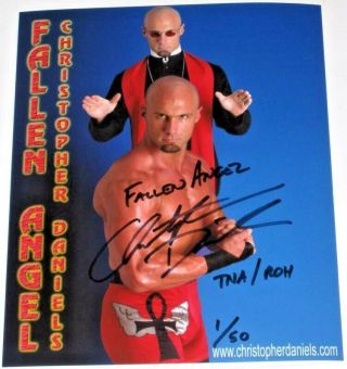 Tna Chris Daniels Hand Signed Limited Edition To 50 Glossy Photo With Pic Proof
