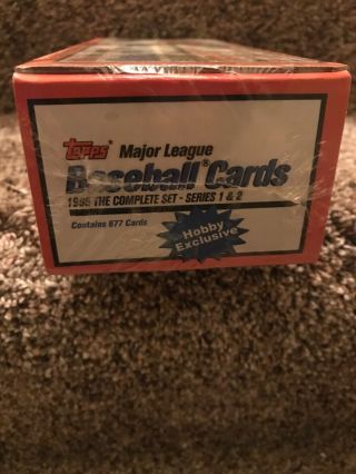 1995 TOPPS BASEBALL CARD SERIES 1&2 COMPLETE SET HOBBY EXCLUSIVE FACTORY 4