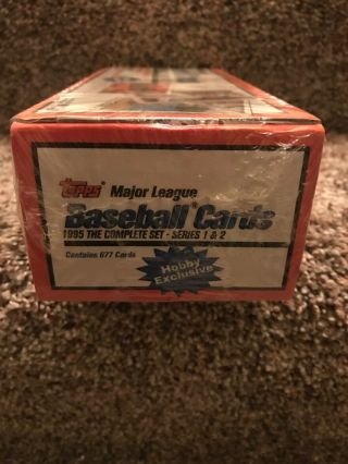1995 TOPPS BASEBALL CARD SERIES 1&2 COMPLETE SET HOBBY EXCLUSIVE FACTORY 6