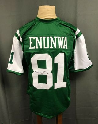Quincy Enunwa 81 Signed Ny Jets Jersey Autographed Auto Sz Xl Jsa