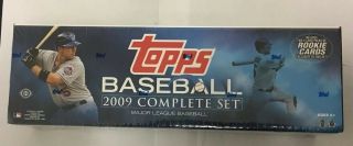 2009 Topps Baseball Hobby Factory Set Complete Box Set Bonus Rookie Packs