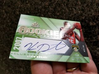 2007 SP GAME KEVIN DURANT RC AUTO /100. 5