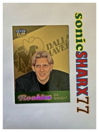 Dirk Nowitzki Rc 1998 Ultra Gold Medallion,  118g,  Bv $50