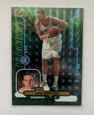 1998 - 99 Upper Deck Ionix - Rookie Rc 69 - Dirk Nowitzki - Dallas Mavericks Hof