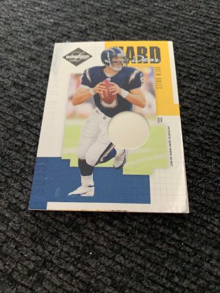 2005 Leaf Limited Hard Wear Game Helmet Drew Brees Chargers D 23/100