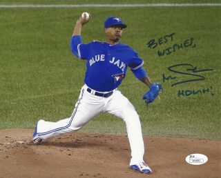 Marcus Stroman Signed Autographed 8x10 Photo - Blue Jays,  Exact Proof,  Jsa