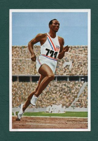 Jesse Owens 1936 German Issue Muhlen Franck Olympia Serie 11 Bild 1