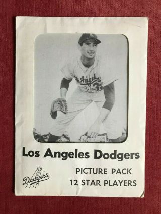 1966 Los Angeles Dodgers Picture Pack Sandy Koufax Don Drysdale Complete