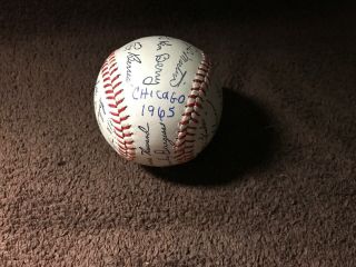 A Great 1965 Team Autographed Ball By The Chicago White Sox.