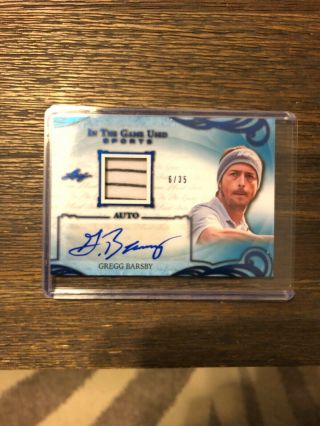 2019 Leaf In The Game Gregg Barsby Auto 6/35