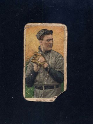 1909 - 11 T206 Addie Joss Pitching Sweet Caporal Back Cleveland (poor) 697737