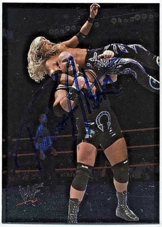 PRINCE ALBERT AUTOGRAPHED SIGNED AUTOGRAPHED CARD 2000 Auto WWF WWE PHOTO PROOF 3