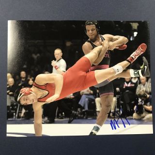 Mark Hall Hand Signed 8x10 Photo Usa Olympics Wrestling Autograph Penn State