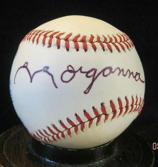 Morganna The Kissing Bandit Signed Oal Baseball W/coa 60 " Breasts,  Exotic Dancer