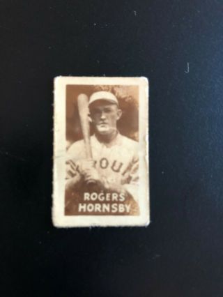 1948 Topps Magic Baseball Card - K8 Rogers Hornsby - Ex
