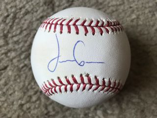 Jaime Garcia Signed Major League Baseball Steiner Autograph Imperfect Romlb