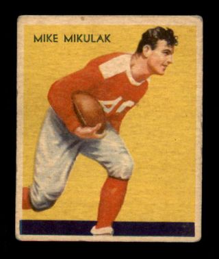 1935 National Chicle 18 Mike Mikulak Rc Vg X1493161