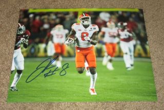 Justyn Ross Signed Autographed Clemson Tigers 8x10 Photo (proof) National Champ