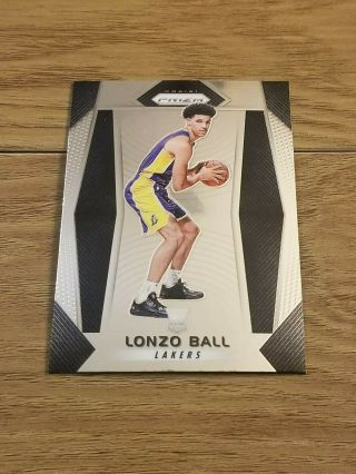 Lonzo Ball 2017 - 18 Panini Prizm Rookie Rc Orleans Pelicans Lakers