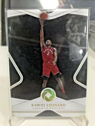 Kawhi Leonard 2018 - 19 Panini Opulence Base 10/10 Toronto Raptors