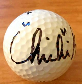 Chi Chi Rodriquez Signed Golf Ball W/coa In Person Autograph