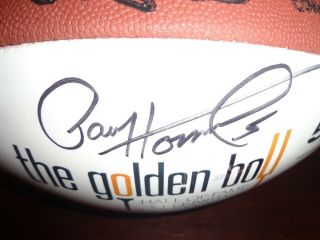 Notre Dame Heisman Winner Paul Hornung Autographed Football 3